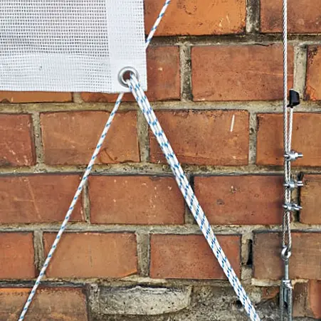 Nyomtatott épületháló rögzítési lehetősége
